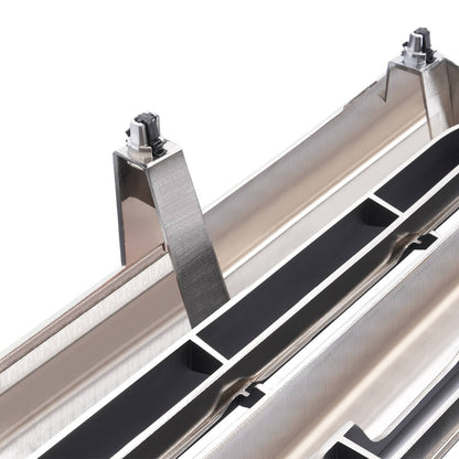 Solid Spare Grille Assembly For 1996-1998 Toyota 4Runner Chrome Shell With Emblem Base