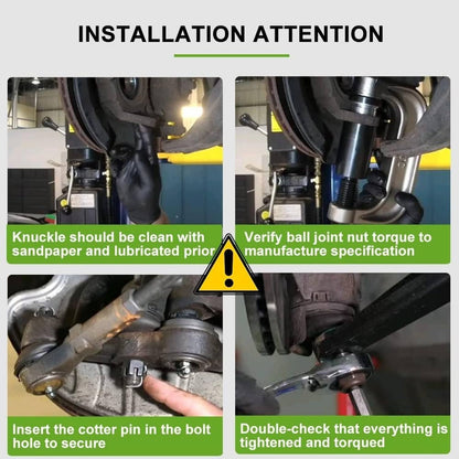 Solidspare 8x Control Arm Ball Joint Tie Rod Sway Bar Link L&R for 2010-2016 Cadillac SRX