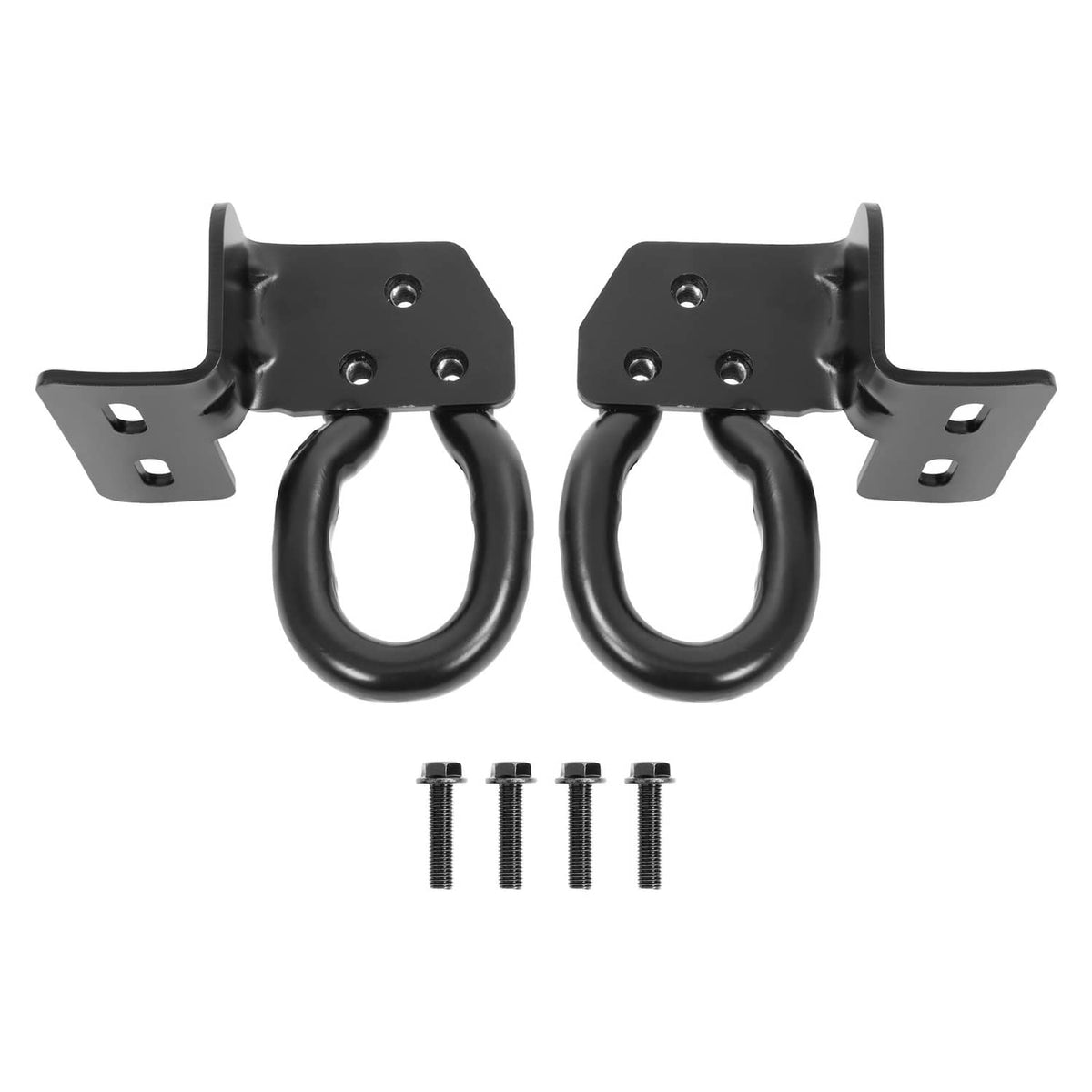 Solid Spare New Front Tow Recovery Hooks Left & Right w/ Bolts For F250 F350 F450 2008-2010