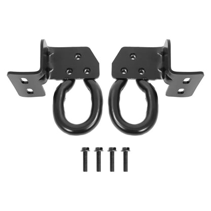 Solid Spare New Front Tow Recovery Hooks Left & Right w/ Bolts For F250 F350 F450 2008-2010