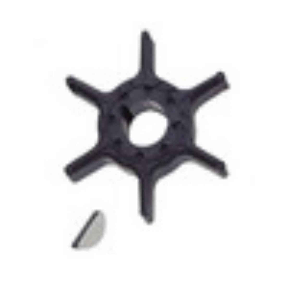 Solid Spare New Water Pump Repair Rubber Impeller with Key F15-06050000 For PARSUN 9.9 15 HP
