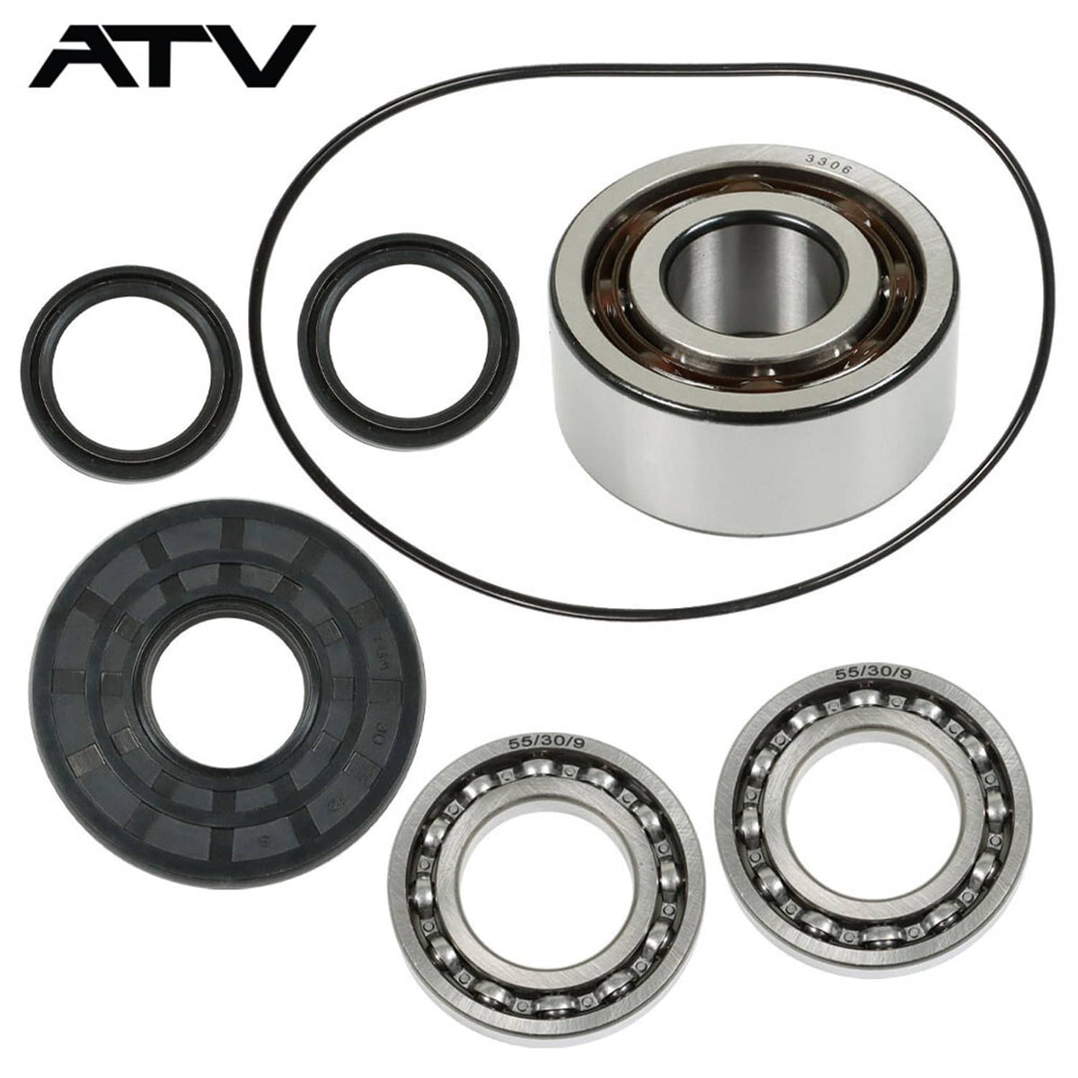 Solidspare For Polaris Ranger/RZR front differential bearing&seal kit 800/900/1000