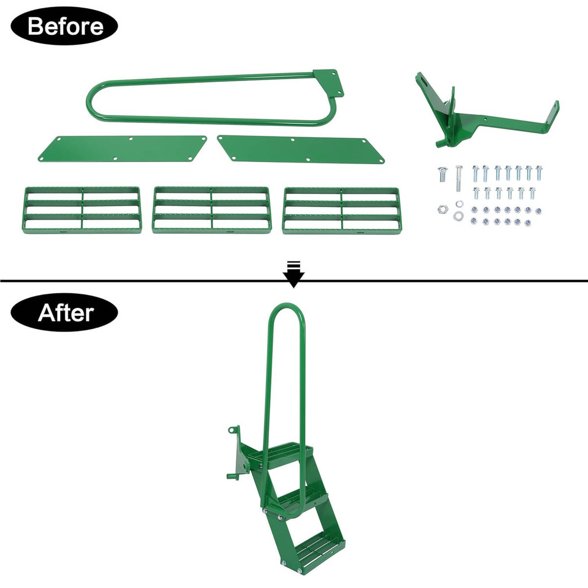 Solidspare Left Hand Tractor Step Extension Kit For John Deere 2WD 3010 3020 4000 4010 4020