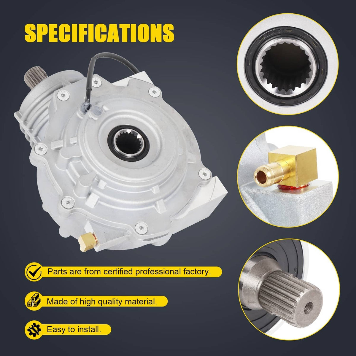 Solidspare For Polaris Ranger front differential 1000 900 1333243 1334310 1333751 1334264