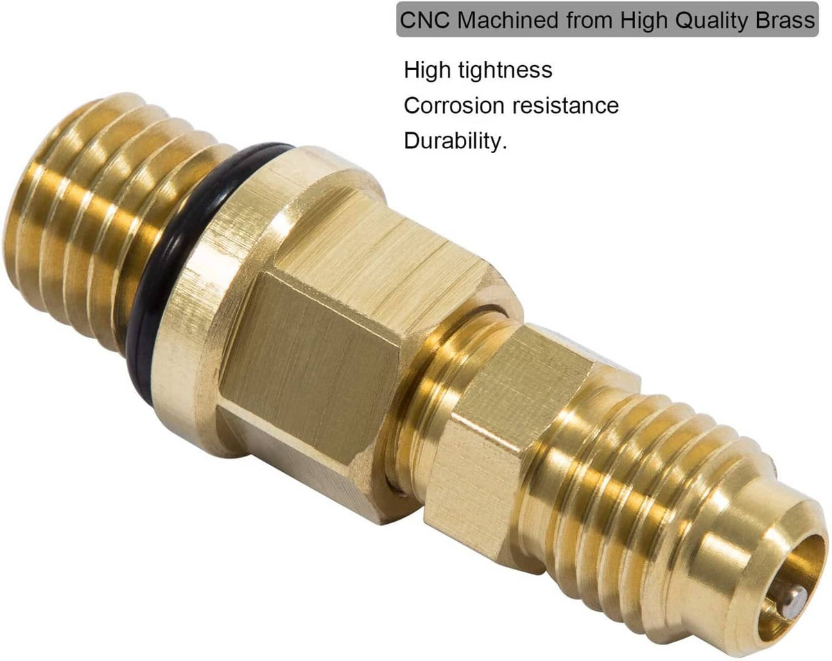 Solid Spare 6.0L Powerstroke Fuel Pressure Test Fitting Adapter for 2003-2010 Ford Diesel