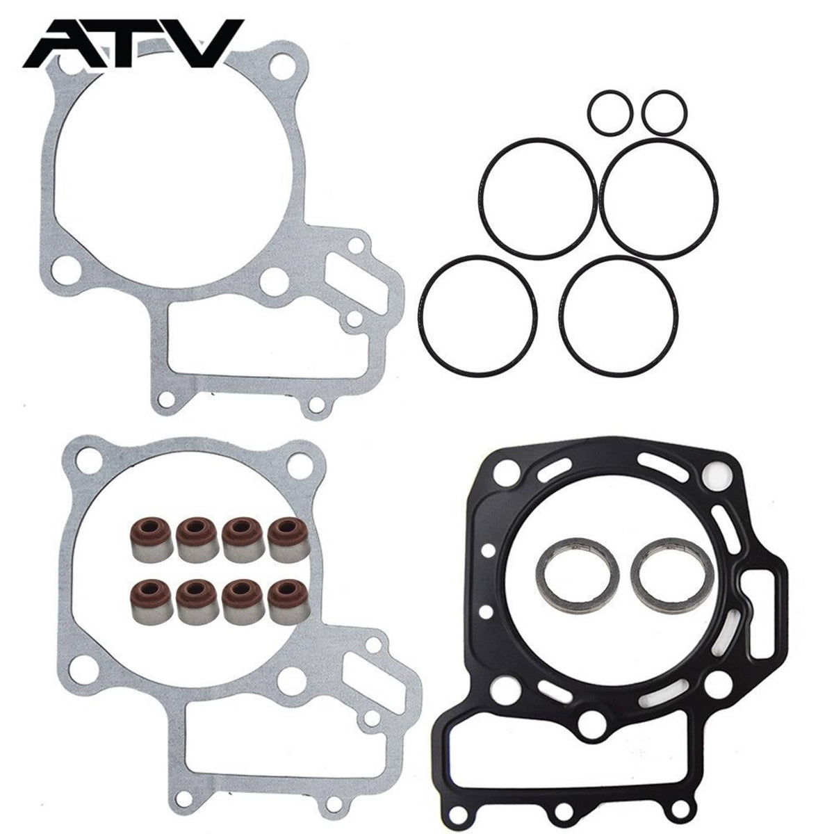 Solidspare top end head gasket kit set for kawasaki brute force 650 750 4x4i 2005-2017