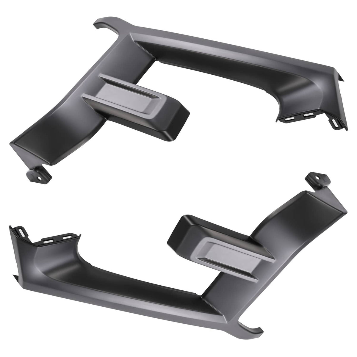 Solid Spare Pair For Ford F150 F-150 Raptor 17-20 Headlight Trim Molding Grille Left & Right
