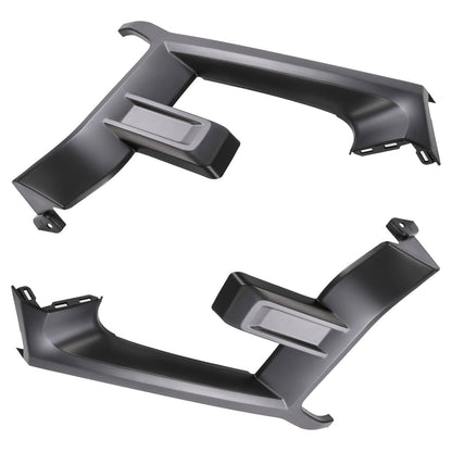 Solid Spare Pair For Ford F150 F-150 Raptor 17-20 Headlight Trim Molding Grille Left & Right