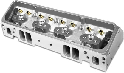 Solidspare 1 Pair For Chevy SBC 283 302 350 400 Bare Cylinder Heads 205cc/64cc Angle Plug