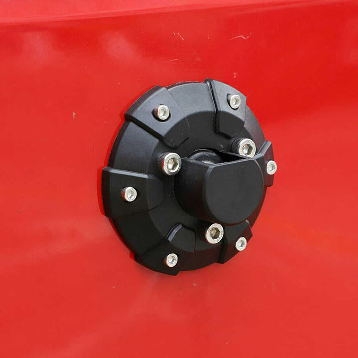 Solid Spare Black Antenna Base Cover For Jeep Wrangler JK JL JT 07-21 Car Auto Accessories A