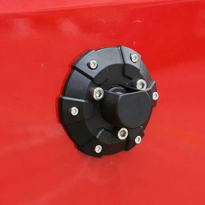 Solid Spare Black Antenna Base Cover For Jeep Wrangler JK JL JT 07-21 Car Auto Accessories A