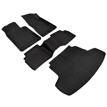 Solidspare For 20-24 Hyundai Sonata 21-25 Kia K5 FWD Floor Mat & Rear Cargo Liner Full Set
