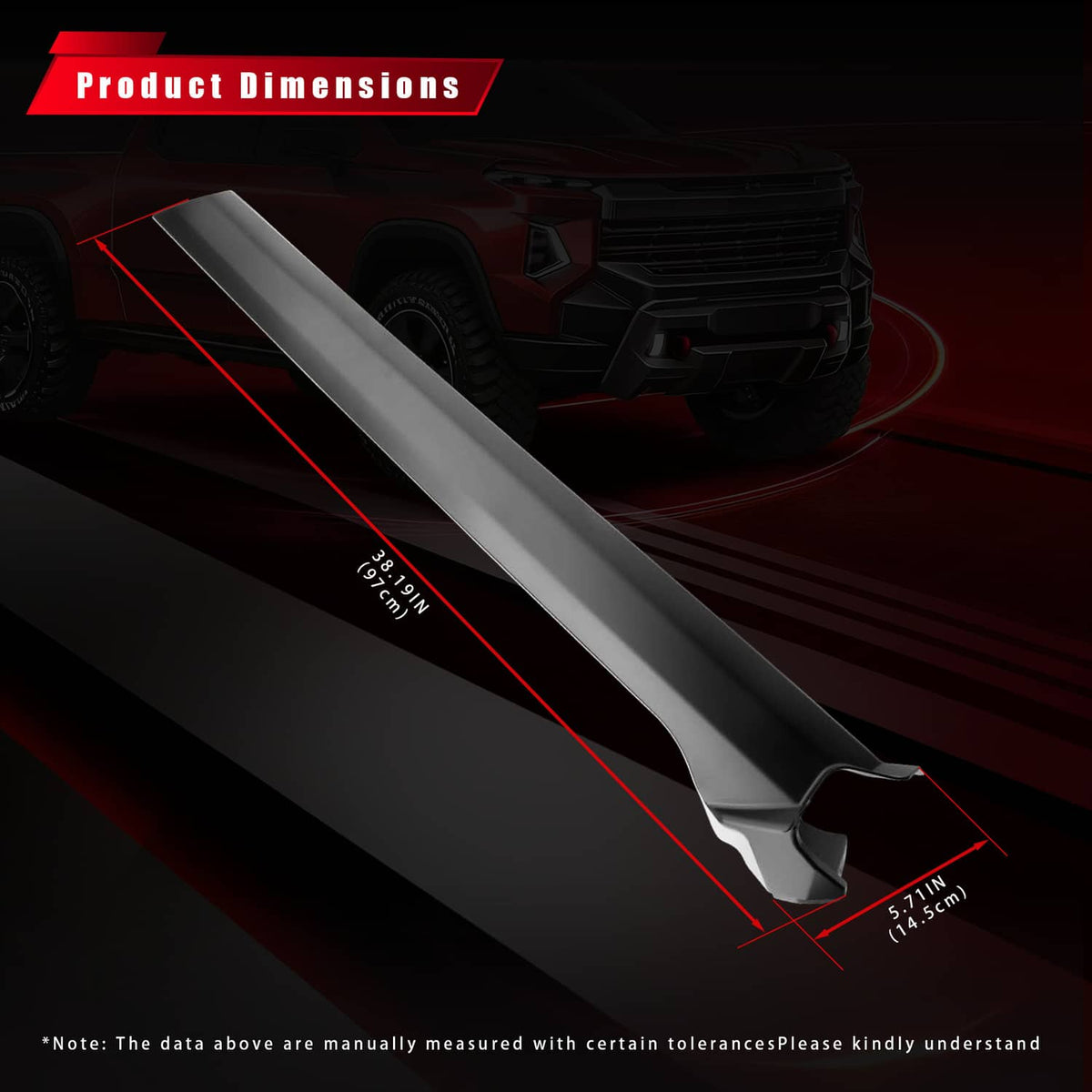 Solidspare Front Wind Shield Post A Pillar Molding Trim Set for Land Rover LR3 LR4 2005-16