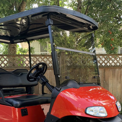Solidspare Golf Cart Foldable Tinted Windshield Impact Resistant For EZGO RXV 2008-2024