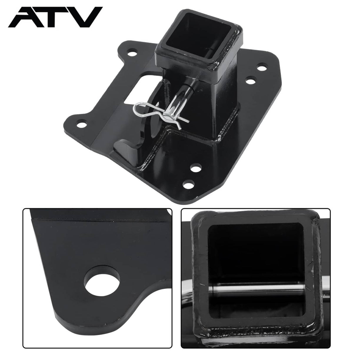 Solidspare UTV 2'' Rear Receiver Tow Hitch For Polaris RZR XP 1000 RZR XP 4 1000 2014+