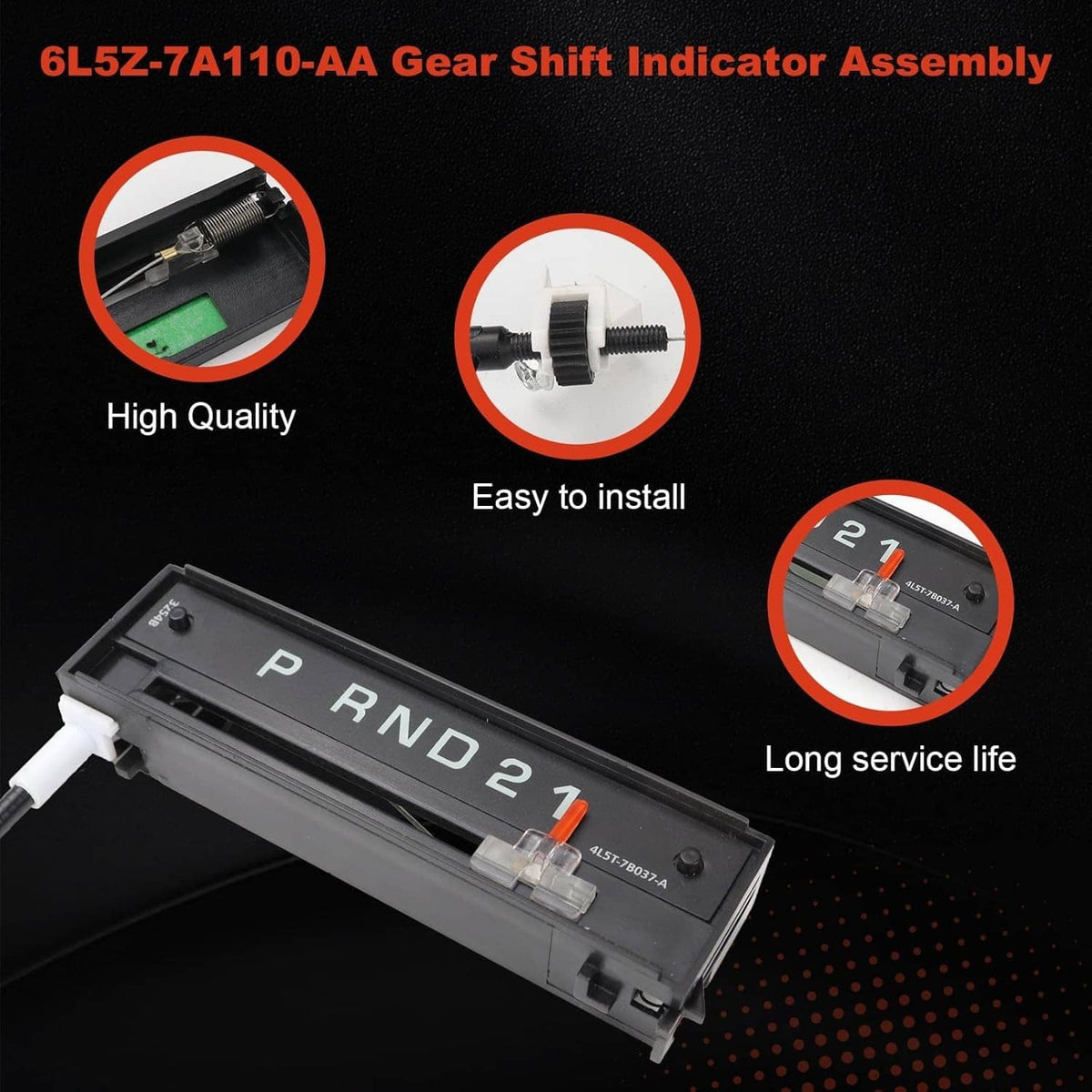 Solid Spare For 2004-2011 Ford Ranger Gear Shift Indicator Selector Cable Clip NL5Z-7A110-A