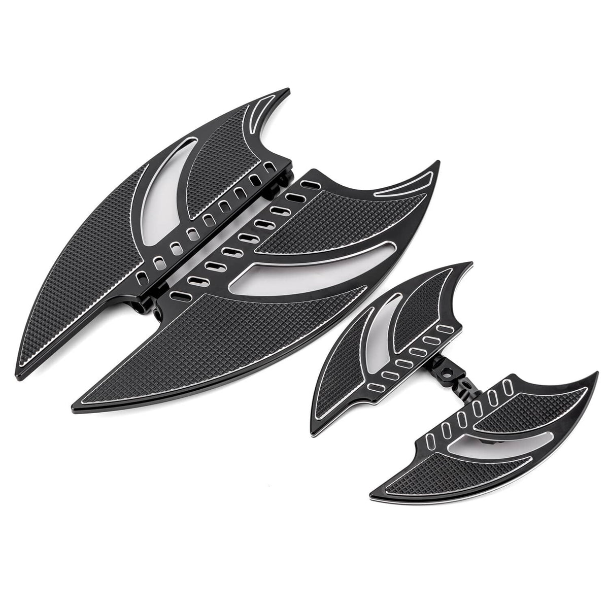 Solidspare For Harley Road Electra Street Glide Front Driver + Rear Passenger Floorboards