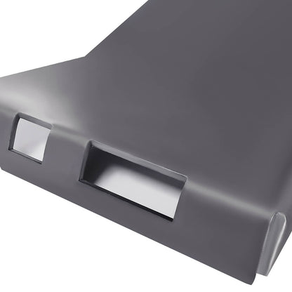 Solidspare 1/2" Hollow Mount Plate For Bobcat & Kubota Skid Steer Loader Attachment Adapter