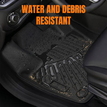 Solidspare For 2015-2023 Jeep Renegade TPE Floor Mats with Trunk Cargo Liners 3D Model 4Pcs