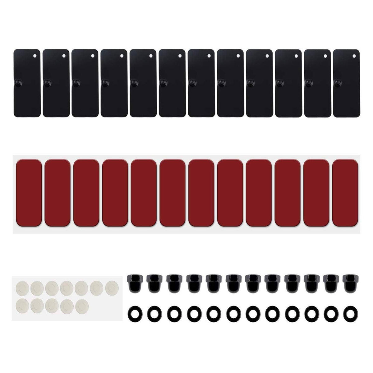 Solid Spare Rear Window Louvers Installation Mounting Tool for Ford Mustang Dodge Challenger