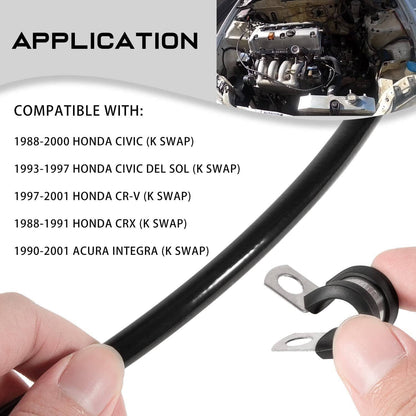 Solid Spare Clutch Line Kit for K Swap for Honda-Acura Civic Crx Integra K20 K24 K Series