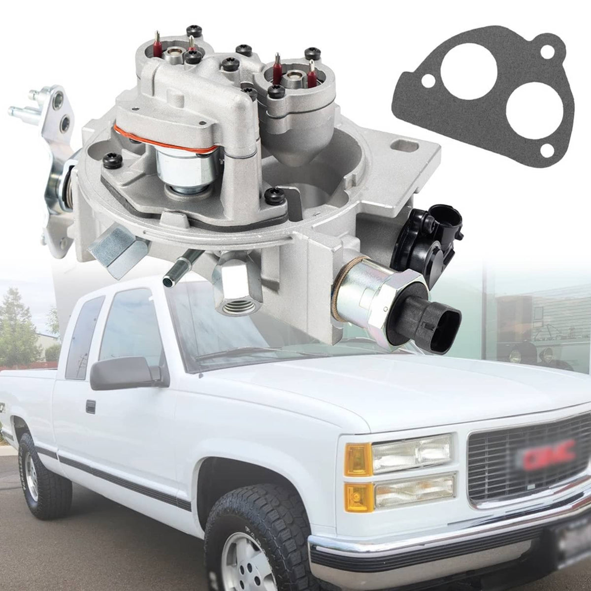 Solidspare 17093045 Throttle Body For Chevy GMC C1500 C2500 K1500 K2500 5.7L 1993 1994 1995