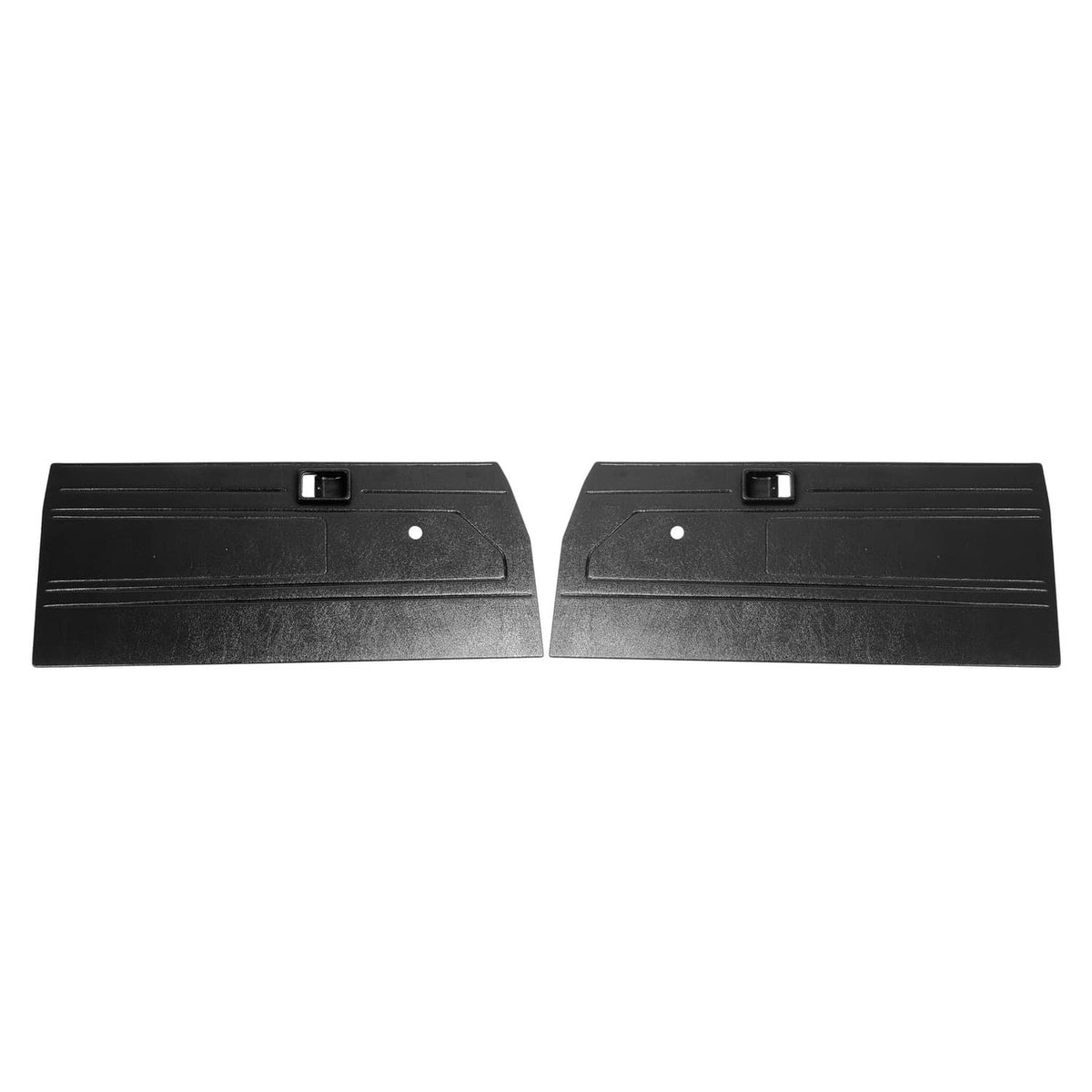 Solid Spare Fit 84-87 Toyota Pickup Truck Interior Door Panels Center Section Black ABS