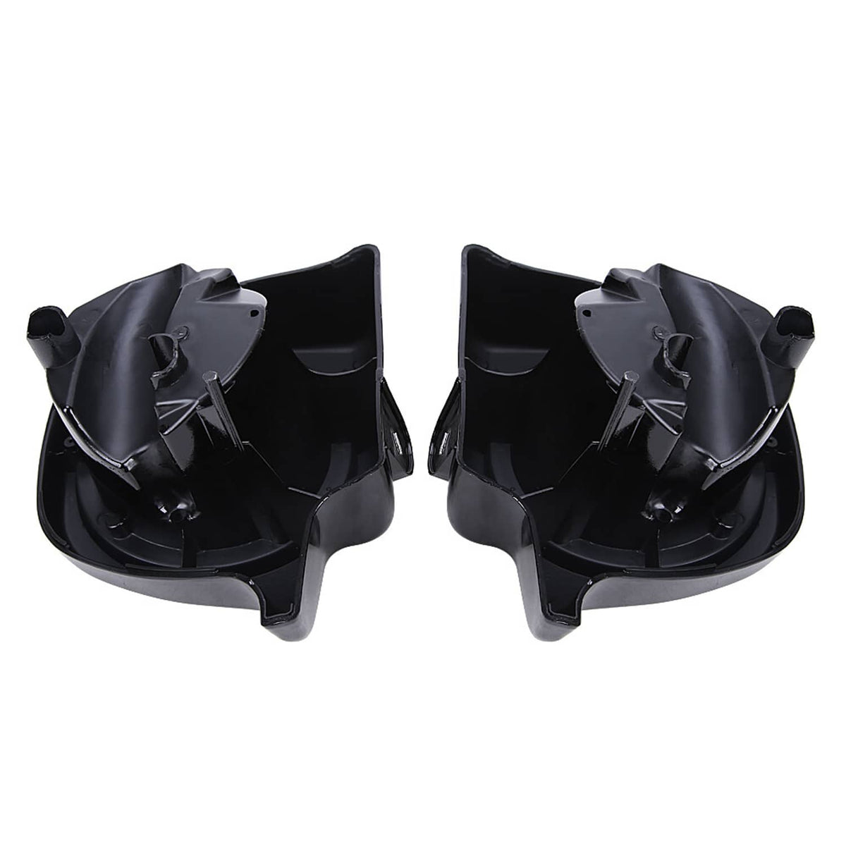 Solidspare 6.5" Speaker Pods Box Lower Vented Fairing For 94-13 Harley Touring Street Glide