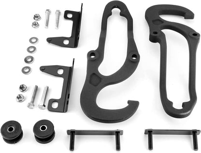 Solidspare 2PCS Ram Front Tow Hooks Heavy Duty for Dodge Ram 1500 2009-2019 68196982AA