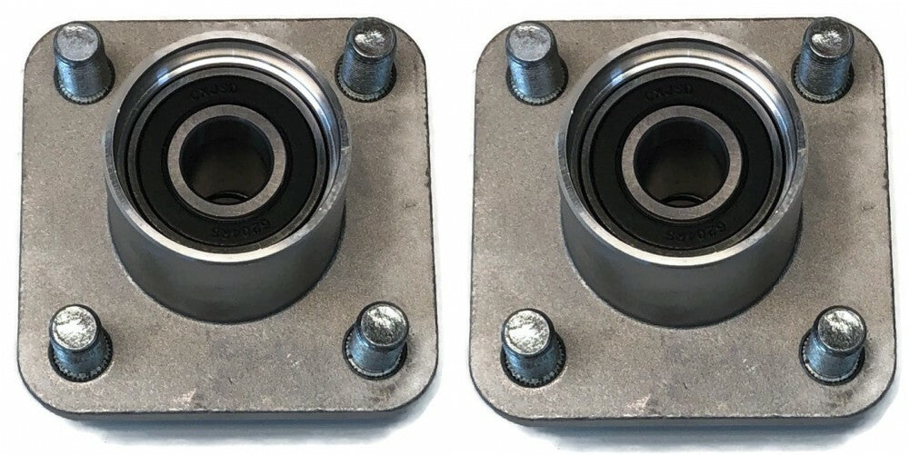 2 Front Wheel Hub Assembly 600001 for EZGO RXV Gas Electric Golf Carts 2008 & Up