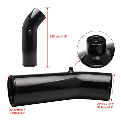 Solidspare Black Cold Air Intake Tube &Filter For 1999-2003 Ford F250 F350 F450 7.3L Diesel
