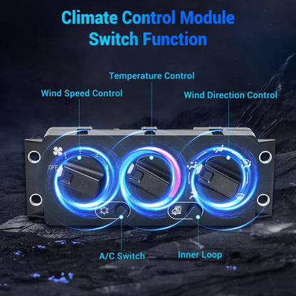 Solidspare A/C Climate Control Module Panel 25110700 For Mack Truck 2008-2018 20992943