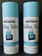 2 Pack Rust-Oleum 358842 Outdoor Fabric Paint "TURQUOISE", 12oz