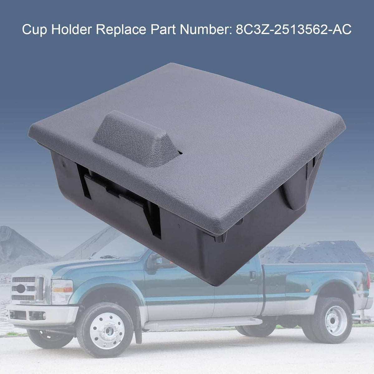 Solidspare New Dashboard Cup Holder For 2008-2016 Ford F250 F350 F450 F550 Super Duty
