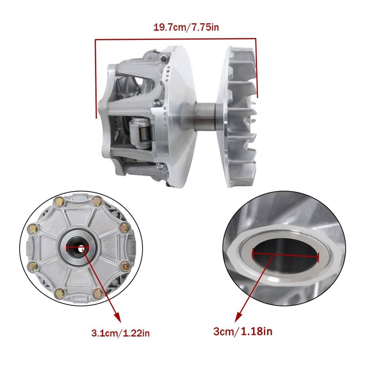 Solidspare 08-13 FOR KAWASAKI TERYX 750 2 SEATER PRIMARY CLUTCH & PULLER 49093-0063
