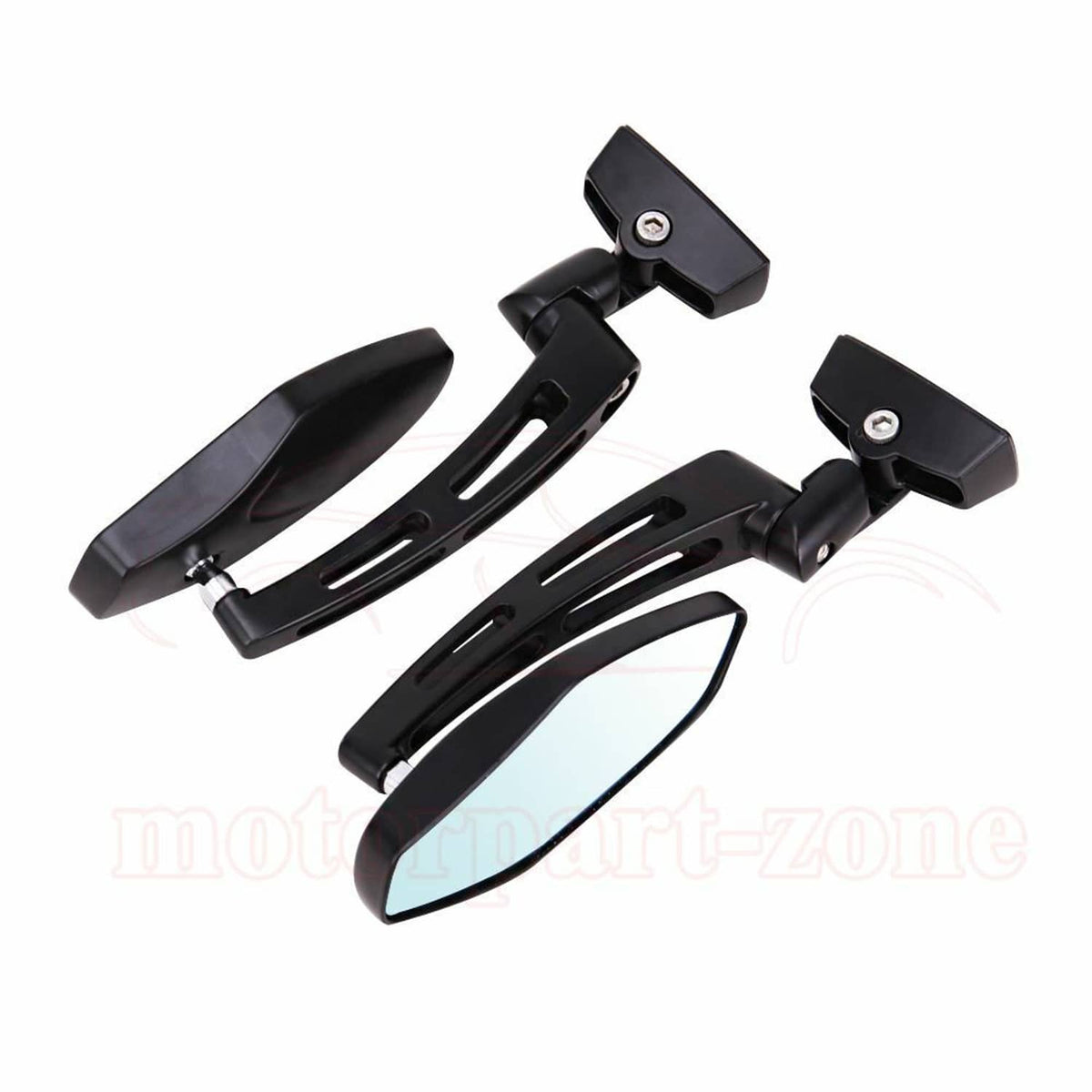 Solidspare Motorcycle Racing Rearview Mirrors For Suzuki Hayabusa Honda CBR Black 6mm Sport