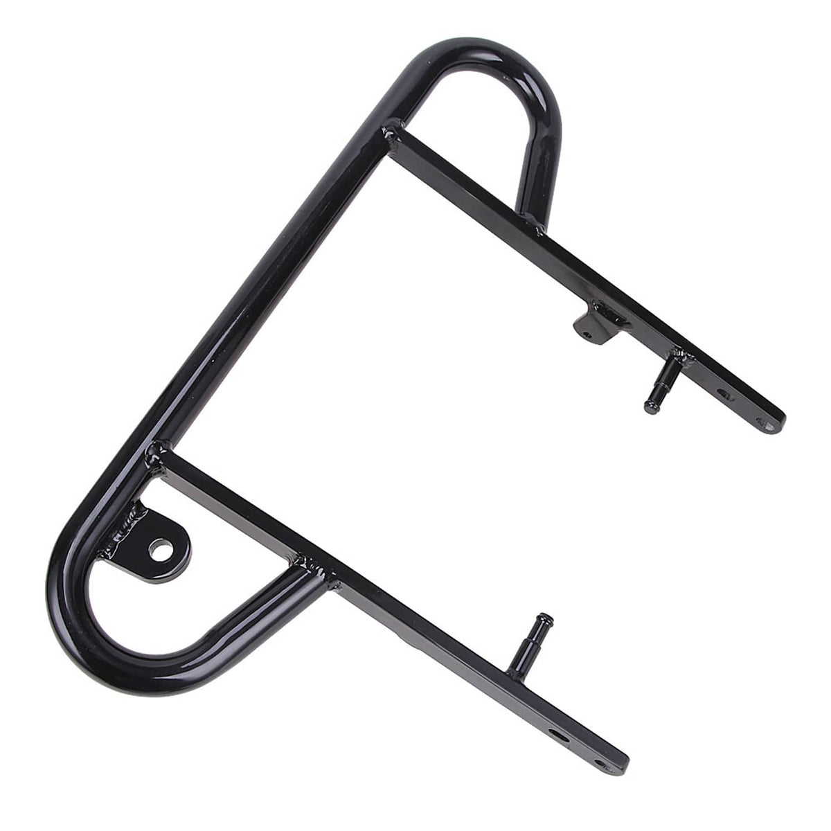 Solidspare Aluminum Rear Bumper For Atv Yamaha Raptor 700 / 700R 2006-2024 Black Grab Bar
