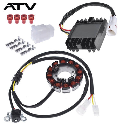 Solidspare NEW Stator & Regulator Rectifier for YAMAHA YFZ450 2004 2005 2006 2007 2008-2013
