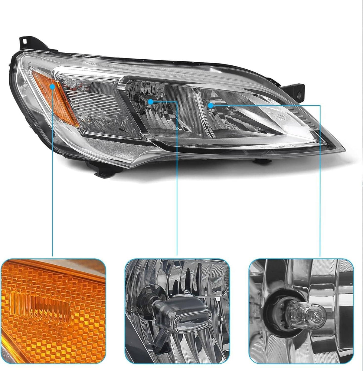Solidspare Right Passenger Side Headlight Halogen For 2023-26 Dodge Ram Promaster 1500 2500