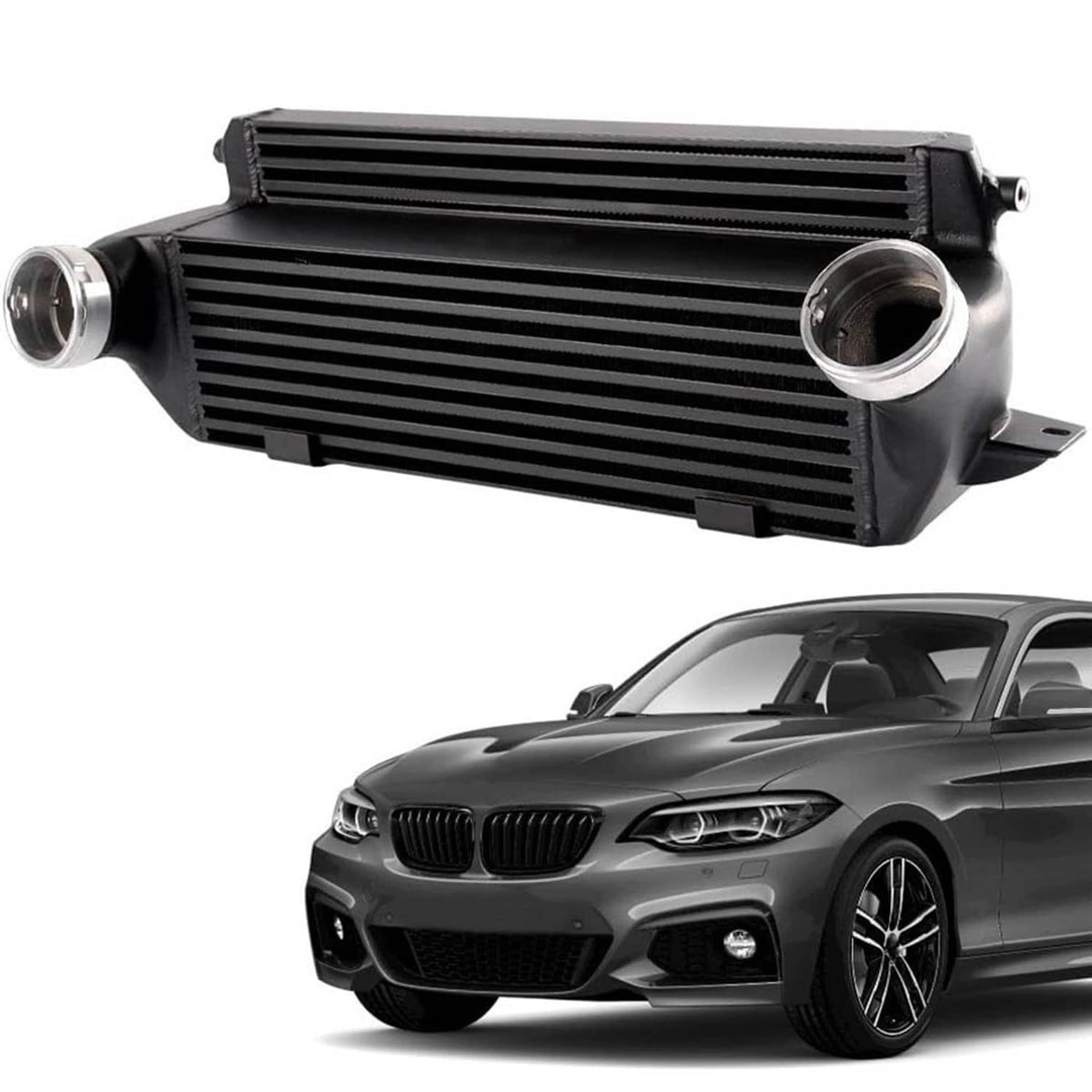 Solidspare New Front Mount Intercooler Kit For BMW E82 E88 135i 1M E90 E92 335i E89 Z4