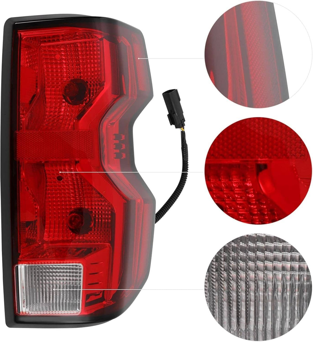 Solidspare LED Tail Light Brake Lamp W/ Bulb Right Passenger For 2023-2024 Chevy Colorado