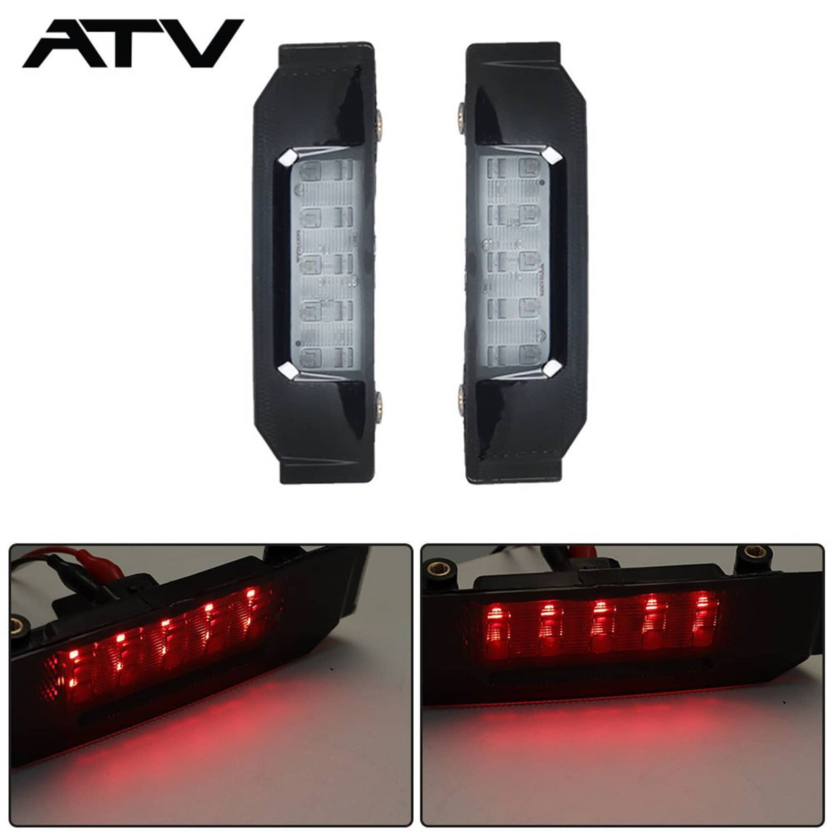 Solidspare For 2013 2014 2015 Polaris Ranger XP 900 EPS Black LED Tail Lights Left Right