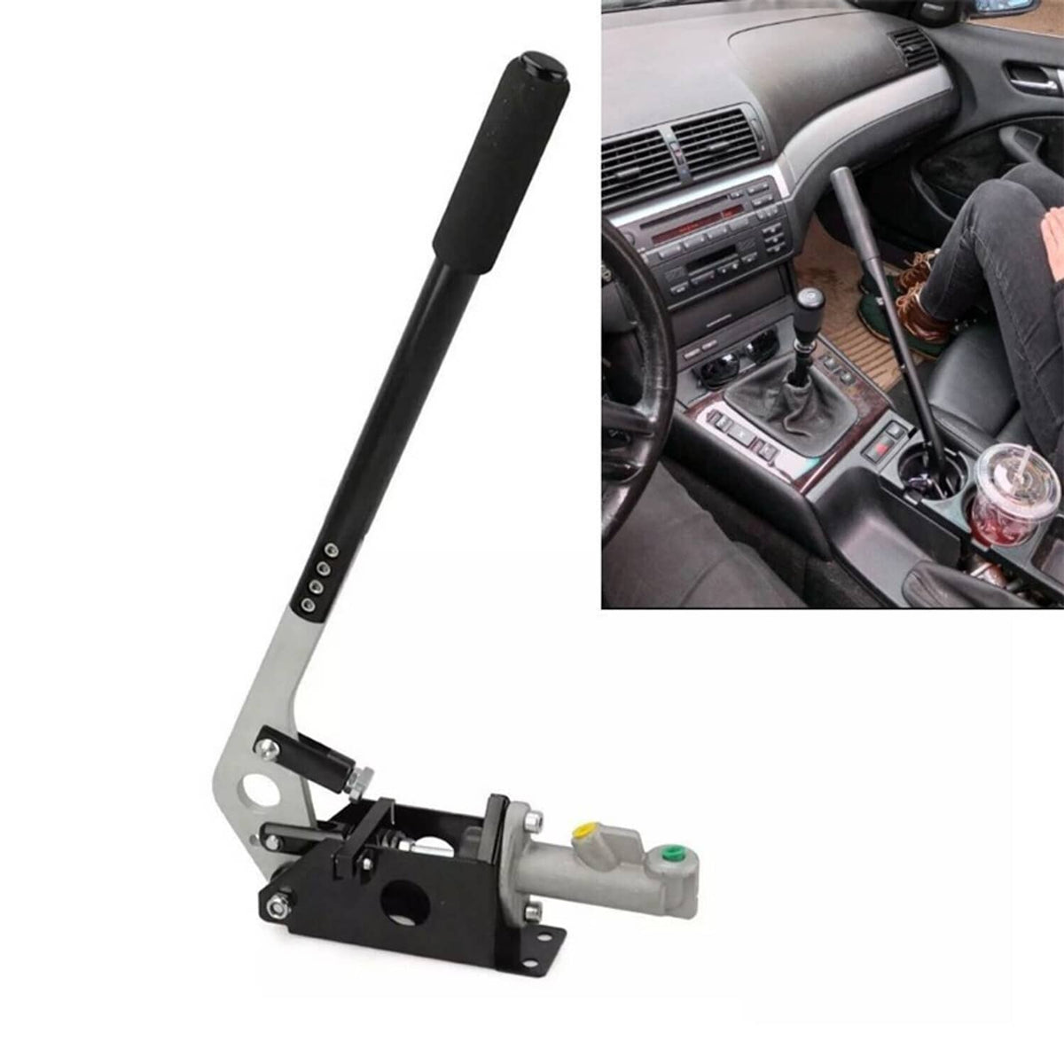 Solidspare Universal Black Hydraulic Handbrake Drift Hydro E-Brake Racing Long Level Gear