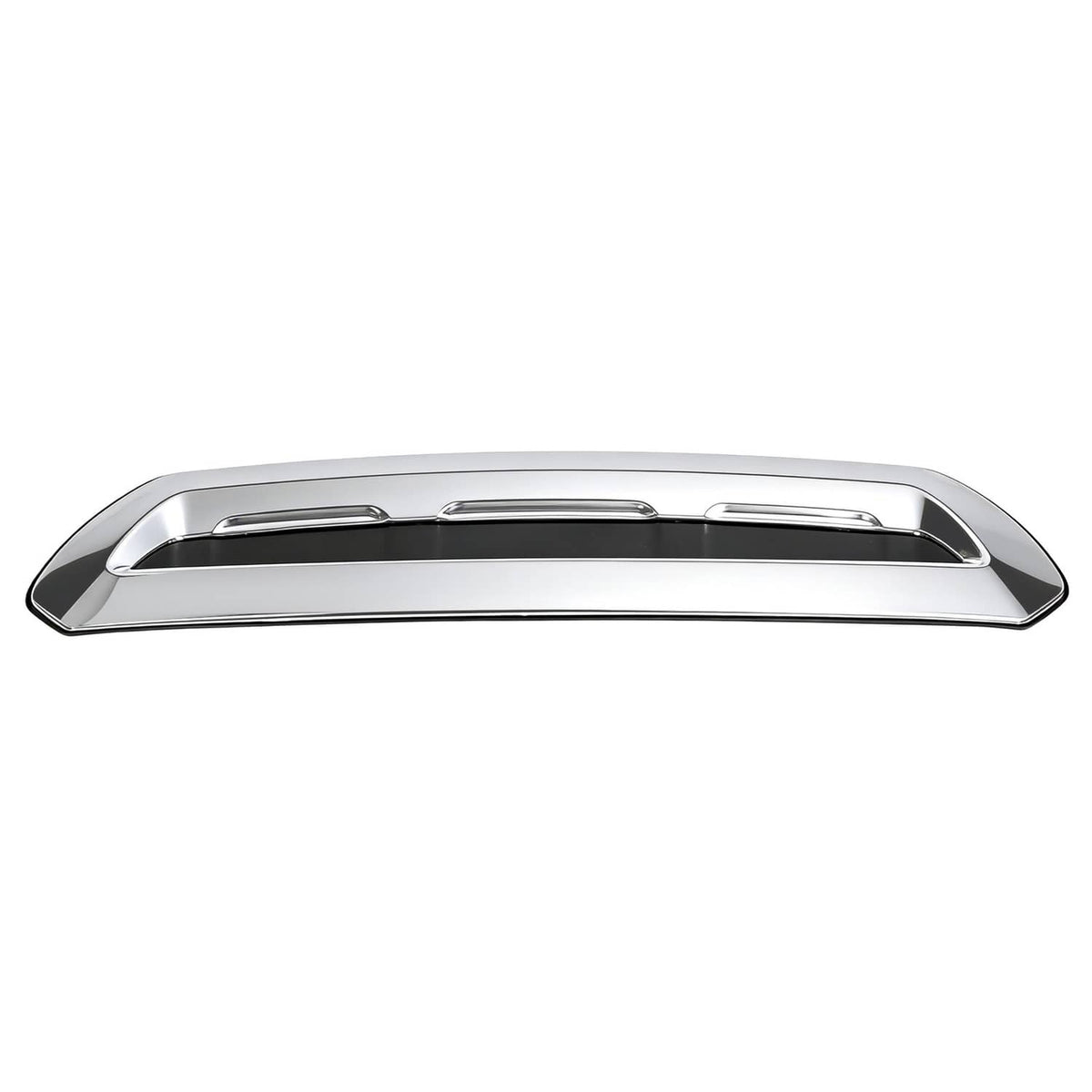 Solid Spare Hood Air Vent Scoop For 2017-19 Chevy Silverado GMC Sierra 2500HD 3500HD Chrome