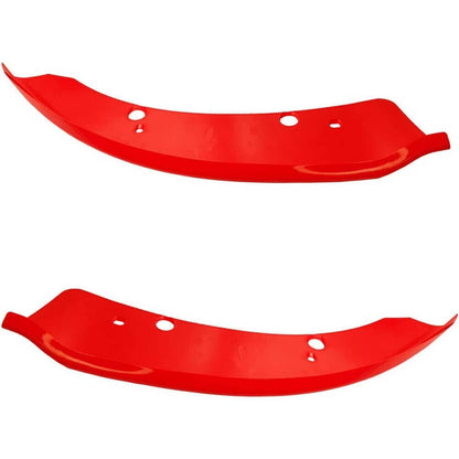 Solidspare Front Bumper Lip Splitter Trim Cover For 2015-2021 Dodge Charger SRT Scat Red