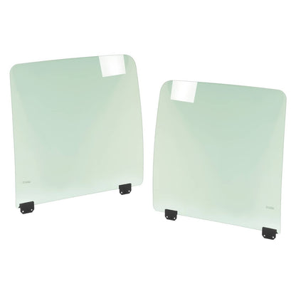 Solid Spare Pair Crew Cab Rear Door Glass LH+RH For 99-12 Ford F250 F350 F450 F550 F650 F750
