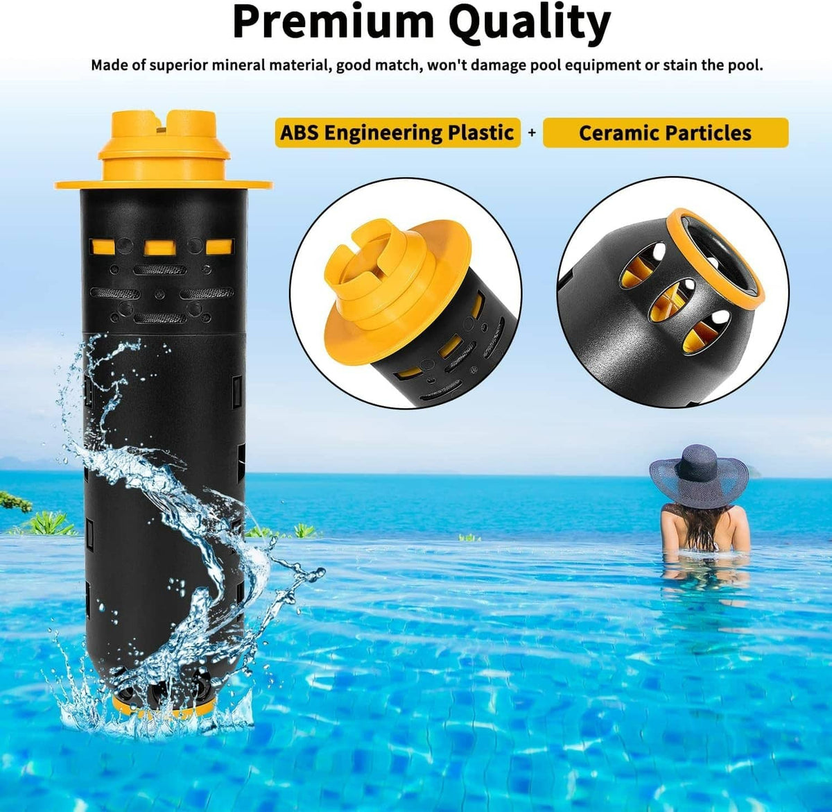 Solidspare W28001 W26001 Replace for Nature2 Duoclear 35 Mineral Cartridge for All Zodiac