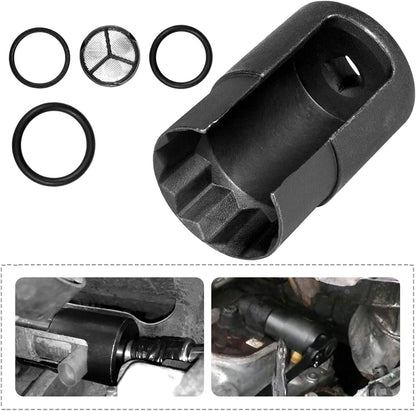 Solid Spare IPR Valve Socket Removal Tool with Seal Kit for 2003-2010 Ford 6.0L Powerstroke