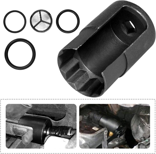 Solid Spare IPR Valve Socket Removal Tool with Seal Kit for 2003-2010 Ford 6.0L Powerstroke