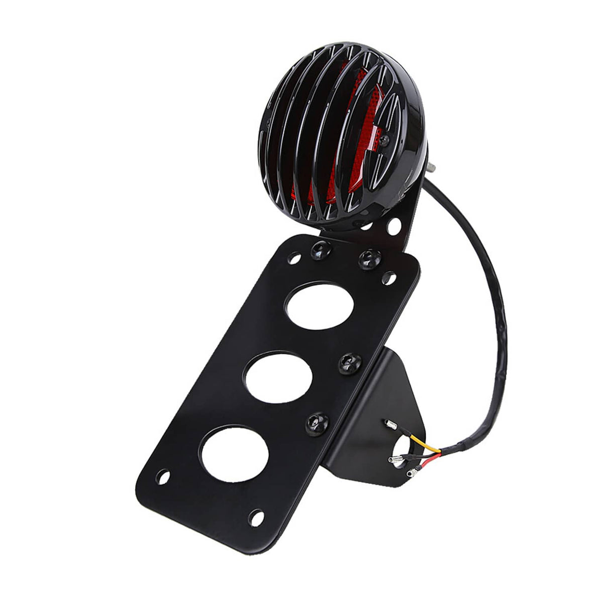 Solidspare Motorcycle LED Tail Brake Run Light Bracket For Harley Sportster Chopper Bobber